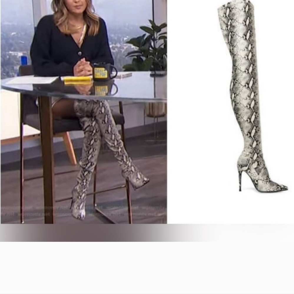 Steeve Madden Python Over The Knee Boots - image 2